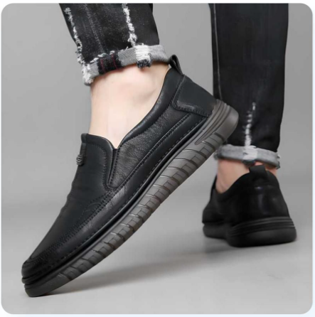 Casual Shoes for Men (Black, 6)