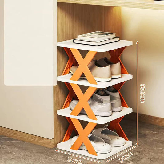 Foldable Shoe Rack (Multicolor)